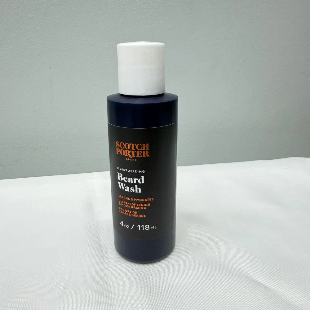 Scotch Porter Moisturizing Beard Wash 4oz for Dry Coarse Beards New Sealed